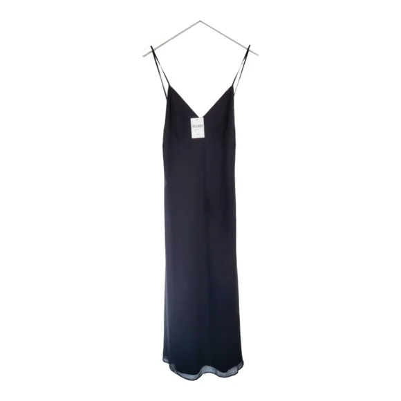 NWT F21 Black Chiffon Cami Maxi Dress